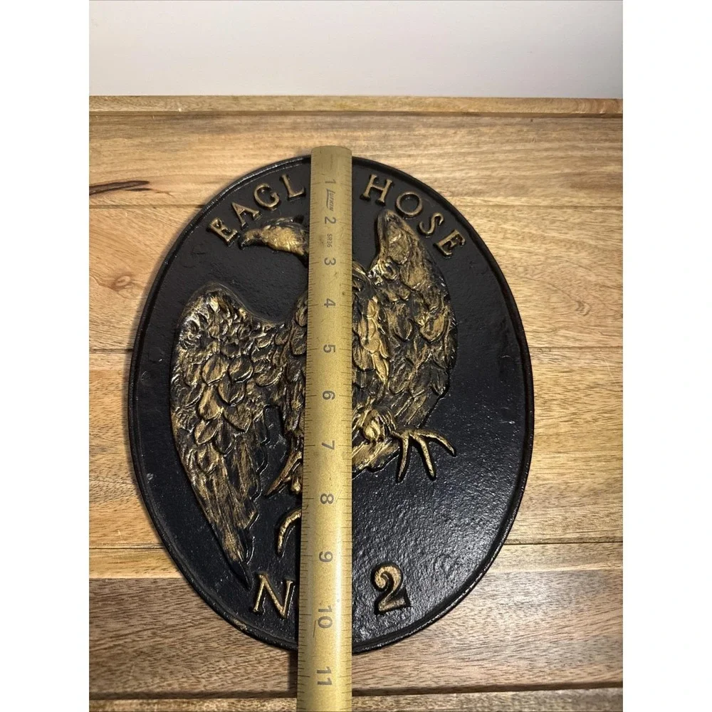 Eagle Hose No 2 Cast Iron Plaque